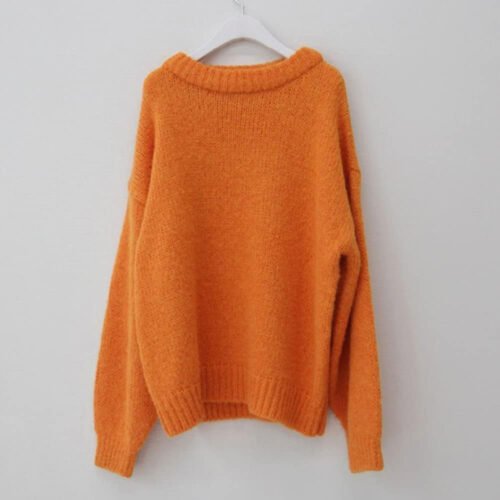 YHWW Ladies Sweater,10 Colors Pink Women Sweater Pullover Female Knitting Overszie Long Sleeve Loose Knitted Outerwear Womens - Image 2