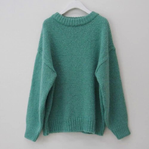 YHWW Ladies Sweater,10 Colors Pink Women Sweater Pullover Female Knitting Overszie Long Sleeve Loose Knitted Outerwear Womens - Image 7