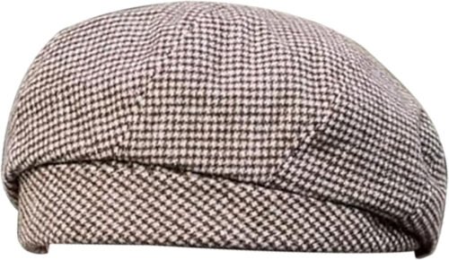 Joygoodta Beret Hats for Women, Vintage Winter Beret Hats, Soft Acrylic Fibers Womens Hat, Fashion Cap, Elegant Plaid, Warm & Windproof for Winter Coffee - Image 3