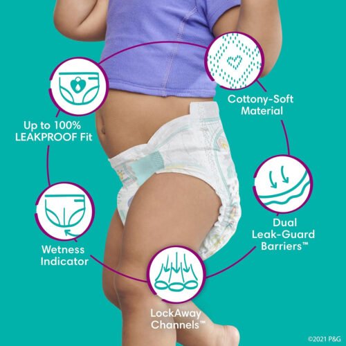 Pampers Diapers Size 3, 140 Count - Pampers Cruisers Disposable Baby Diapers - Image 5