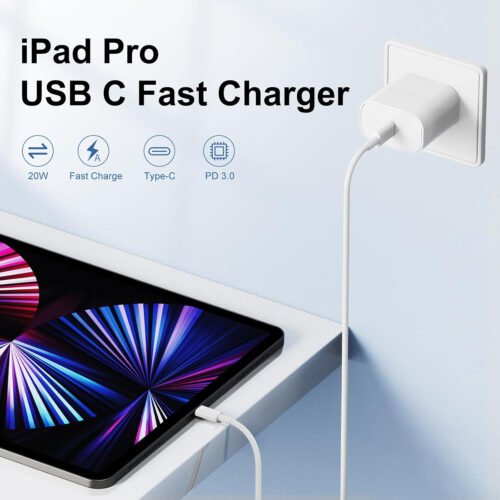 Susnwere iPhone 15 16 Charger 10Ft with 20W USB C Charger Block,3-Pack 20W Fast Wall Charger for iPhone 16/16 Plus/16 Pro/16 Pro Max 15/15 Plus/15 Pro Max/iPad Pro AirPods,3 Pack Extra Long 10ft Cable - Image 3