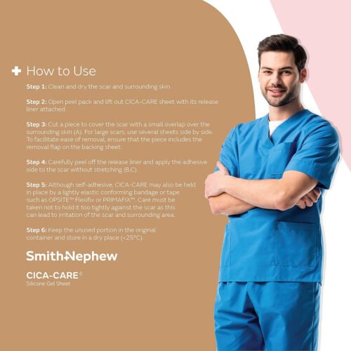 CICA-CARE Gel Sheet by Smith and Nephew 5x6 Inch 1 Ea - Image 6