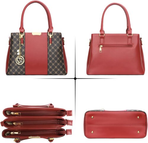 KKXIU Trendy Tote Bag for Women Lightweight Oxford Big Capacity Shoulder Purses and Handbags - Image 4