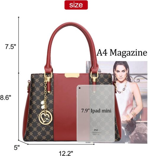 KKXIU Trendy Tote Bag for Women Lightweight Oxford Big Capacity Shoulder Purses and Handbags - Image 6