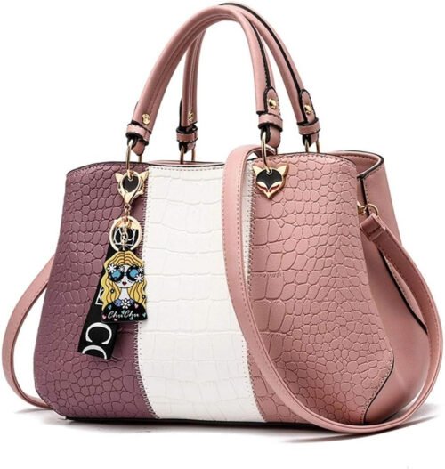 Purses and Handbags for Women Top Handle Bags Leather Satchel Totes Shoulder Bag with Multiple Pockets
