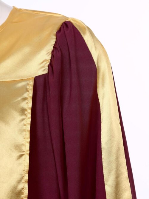 iiniim Unisex Womens Mens Choir Robe for Church V-neck Long Sleeve Judge Robe Graduation Gown - Image 6
